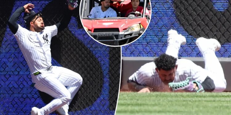 Jasson Dominguez injury casts pall over Yankees' win against Rangers