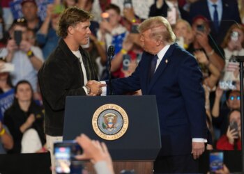 Jaxson Dart, Giants get reminder about politics mixing with sports