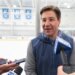 New York Rangers Director of Player Development Jed Ortmeyer speaks to the media.