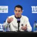 New York Giants GM Joe Schoen at a press conference.