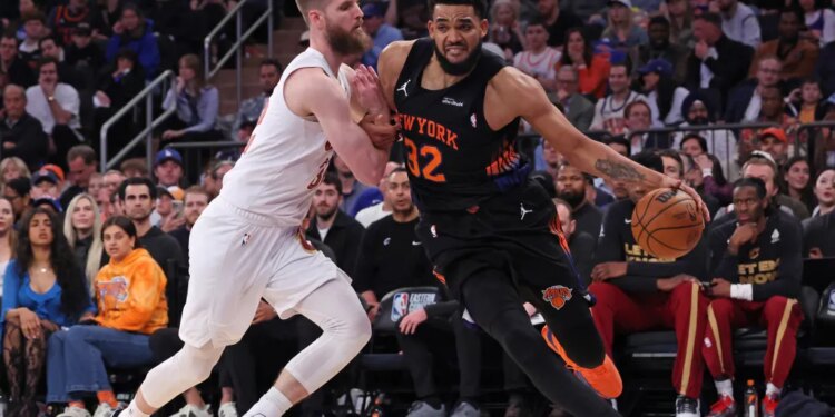 Karl-Anthony Towns had an impressive Game 2 in the Knicks' win over the Cavaliers in the Eastern Conference finals at MSG.
