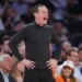 Cleveland Cavaliers head coach Kenny Atkinson yelling during a game.