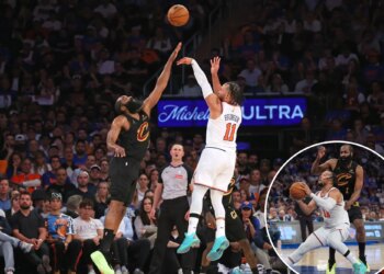 Knicks' Jalen Brunson kept on attacking Cavs' James Harden