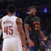 Mitchell Robinson suffered a broken pinky.