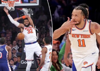 Knicks bludgeon 76ers in Game 1 of Eastern Conference semifinals
