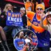 Knicks fans celebrate series-clinching win in style
