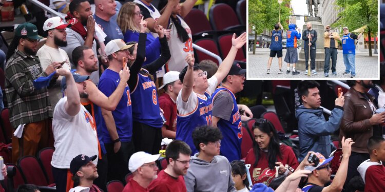 Knicks fans flock to Cleveland to watch team 'sweep' Cavaliers for much cheaper ticket prices