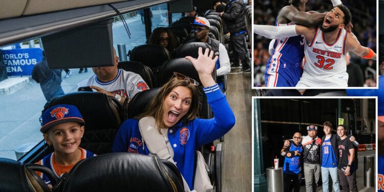 Knicks fans flood Philadelphia for Game 3, clapping back at Joel Embiid