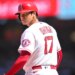 Shohei Ohtani in his Angels uniform.