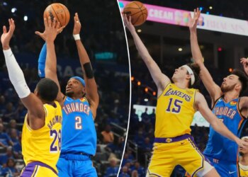 Lakers fall to Thunder 108-90 in Game 1 in Oklahoma City