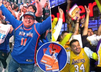 Lakers’ playoff tickets among NBA’s highest, but Knicks fans still pay more