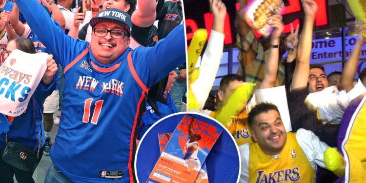 Lakers’ playoff tickets among NBA’s highest, but Knicks fans still pay more