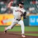 Lance McCullers Jr. pitching for the Houston Astros.