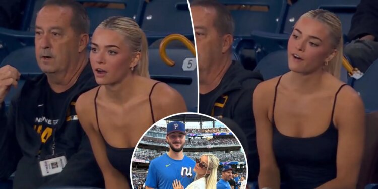 Livvy Dunne caught on video with 'profane' reaction to Paul Skenes' mistake