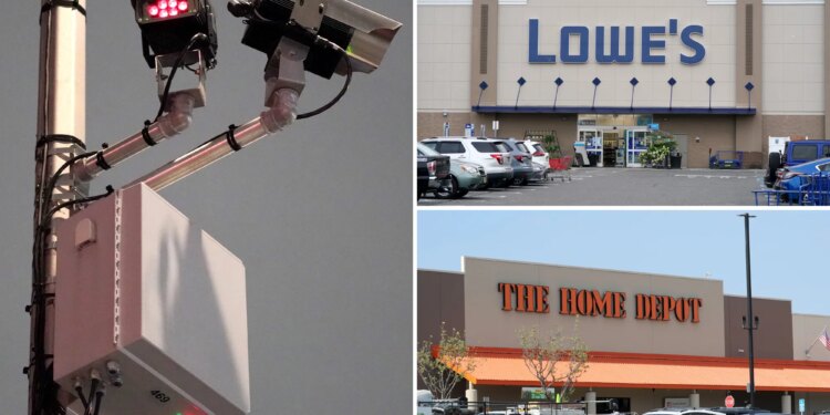 Lowe’s, Home Depot could start spying on you using license plate readers
