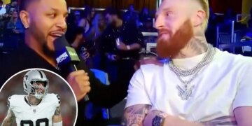 Maxx Crosby interview gets really weird at MMA event