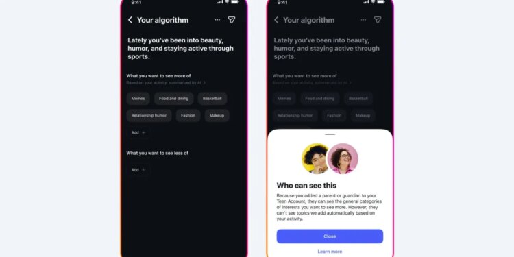 Meta will tell parents when their teens add new interests to their Instagram algorithm