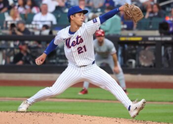 Jonah Tong picked up his first win of the season in the Mets' 4-2 win over the Reds on May 27, 2026 at Citi Field.