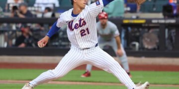 Jonah Tong picked up his first win of the season in the Mets' 4-2 win over the Reds on May 27, 2026 at Citi Field.