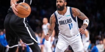 Dallas Mavericks guard Kyrie Irving