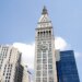 One Madison Avenue clock tower in New York, NY.