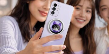 Oppo’s Bubble is a thin round screen for taking rear camera selfies