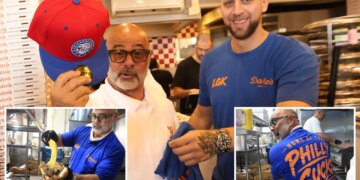 Owner of iconic Pat's cheesesteaks in Philly forced to work in NY over Knicks bet