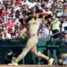 Fernando Tatis Jr. hitting a home run.