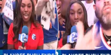 Philly reporter swarmed by Knicks fans as 76ers faithful lament sweep