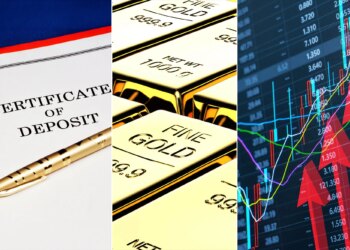 Portfolio diversification: Balancing stocks, CDs and gold