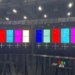 An RGB LED TV next to an SQD TV at the Nanosys booth during Display Week 2026.