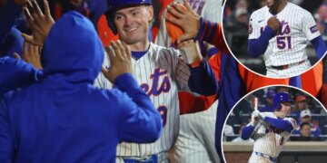 Rookie A.J. Ewing sparks offense in impressive debut as Mets crush Tigers