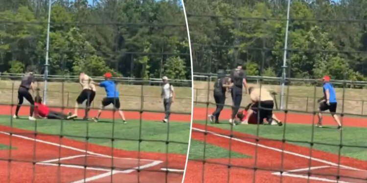 Sheriff's deputy, umpire arrested in wild Grand Slam baseball brawl