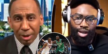 Stephen A. Smith warns Celtics' Jaylen Brown as feud turns ugly