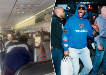 Stephon Marbury hypes plane full of Knicks fans en route to Game 4