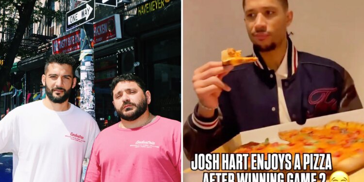 The pizzeria behind Josh Hart's viral slice reveals how they got the pies into MSG