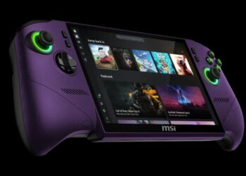 This is MSI’s new Claw 8 EX AI Plus gaming handheld
