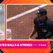 A call is overturned during a Tigers-Braves game on Thursday that was clearly not a ball.