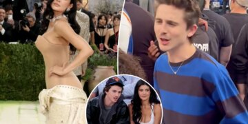 Timothee Chalamet hits Knicks playoff game as Kylie Jenner goes nude at Met Gala