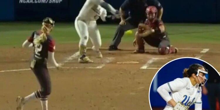 UCLA softball belts four HRs in Women's College World Series win