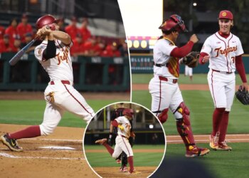 USC ace Mason Edwards beats Rutgers, sets strikeout record
