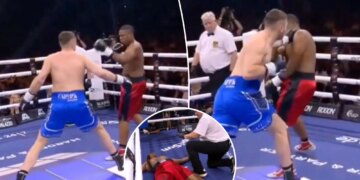 Viktor Jurk's brutal first-punch knockout ends boxing match in controversy: 'Super unfair'