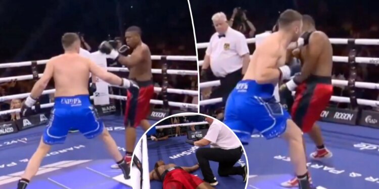 Viktor Jurk's brutal first-punch knockout ends boxing match in controversy: 'Super unfair'