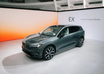 The Volvo EX60 bears with it all of the Swedish brand’s hopes for the future.
