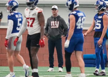 What John Harbaugh is looking for chaos of Giants' spring practices