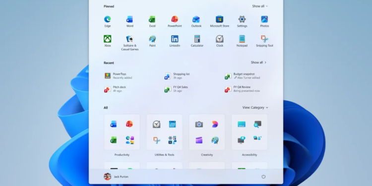 Windows 11 tests an adjustable taskbar and resizable Start menu