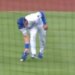 Jac Caglianone appeared to make a snow-cone, shoestring catch on Ben Rice's line drive for the final out in the first inning, but Aaron Boone challenged the call and won as it was ruled an RBI single for Rice in the Yankees' 15-1 blowout win over the Royals on May 26, 2026 in Kansas City.