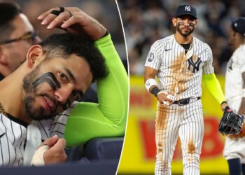 Yankees' Jose Caballero makes costly error in first game off injury list as Anthony Volpe sat