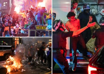 63 people arrested in violent NYC night as Knicks fans celebrate NBA Finals win