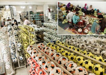 70% of the world's footballs
